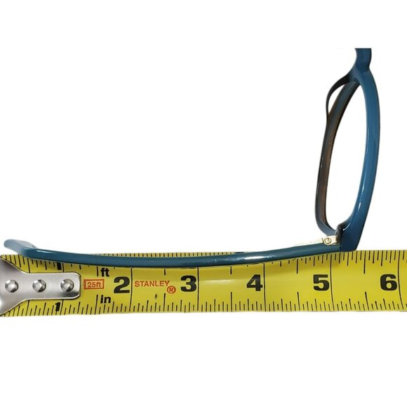 Salvatore Ferragamo Eyeglasses Italy SF2732 Aqua Brown Womens Square Frame Only - Picture 12 of 14